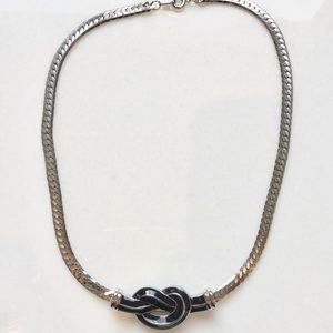 3/$12 vintage silver tone necklace
